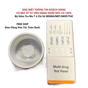 Que test ma túy 4 chân EZiTELL (MOP/MDMA/MET/THC) 9 1