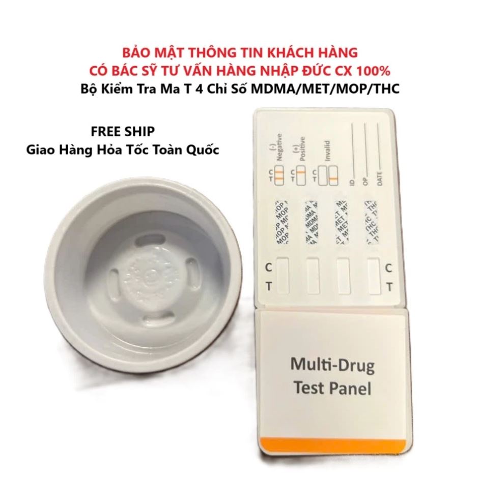 Que test ma túy 4 chân EZiTELL (MOP/MDMA/MET/THC) 5 1