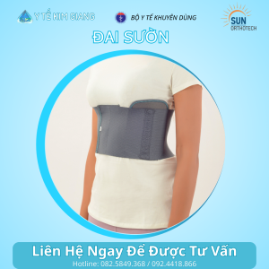 Đai xương sườn SunOrthotech SPBB106 – Hỗ trợ gãy sườn, rạn xương, cố định vùng ngực