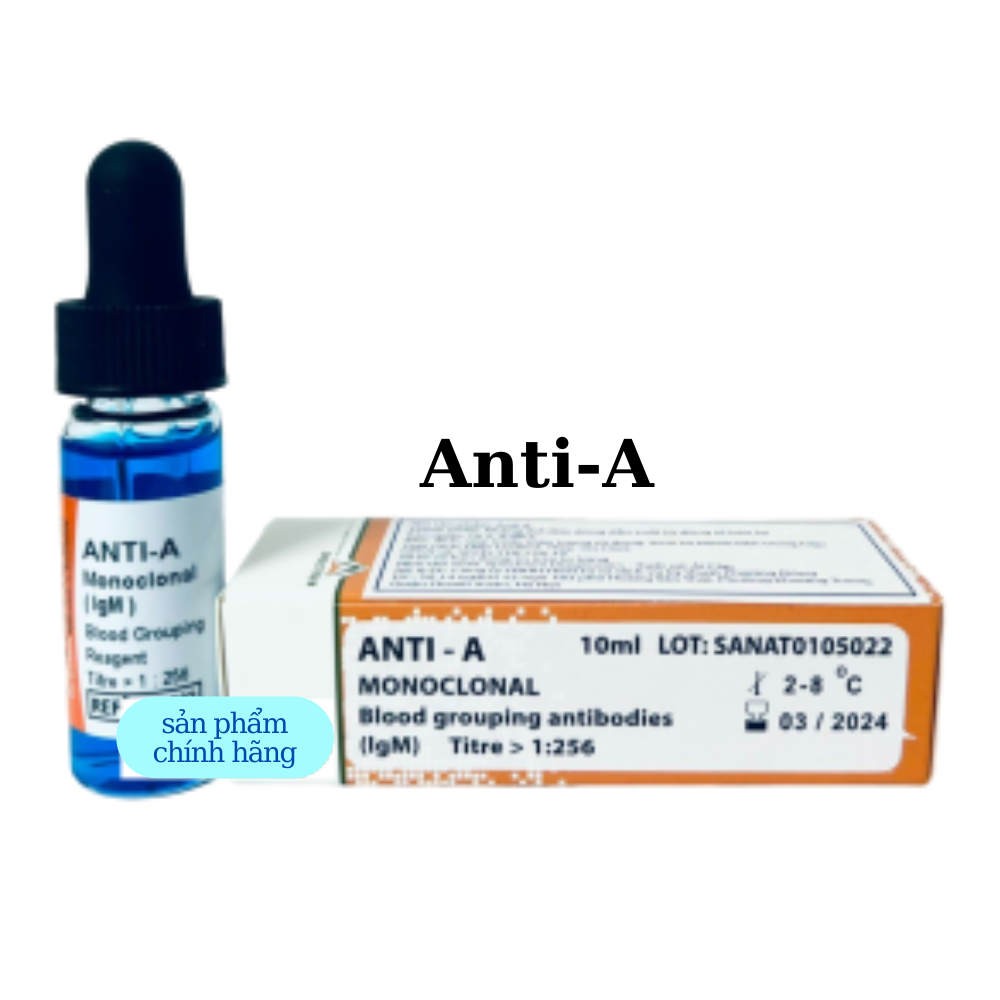 Test Nhóm Máu Anti-A/B/AB/D 10 ml IgM+IgG – Xét Nghiệm ABO & Rh(D) Chính Hãng 5 20 1