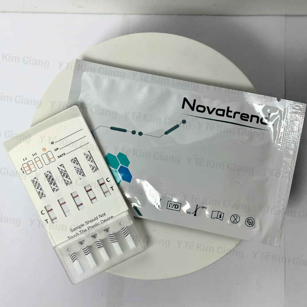 Que test ma túy NOVATREND 5 chân (MOP / MDMA / MET / KET / THC) 7 3