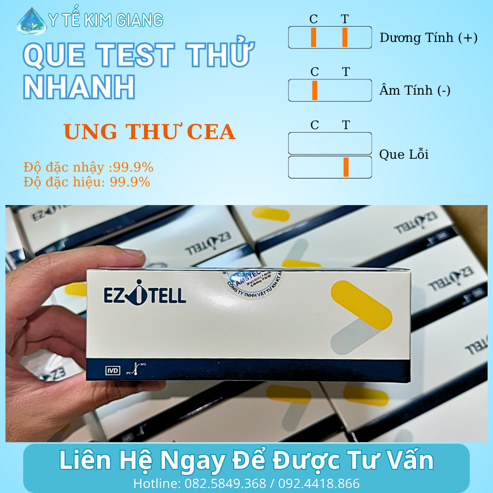 Test ung thư CEA EZITELL – sàng lọc CEA, mẫu máu, đọc 10–15 phút 1 22 2