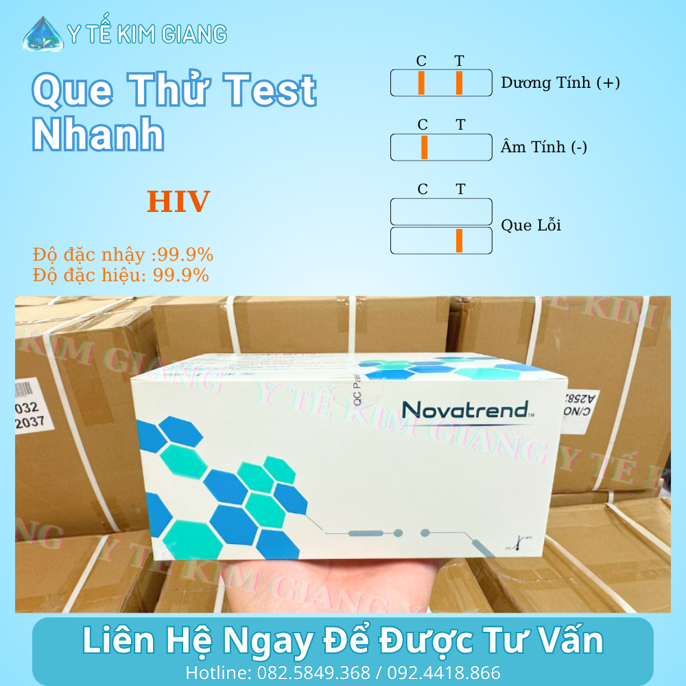 que test nhanh HIV