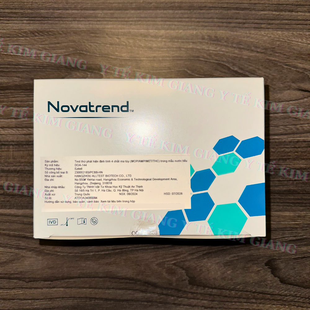 Que test ma túy 4 chân Novatrend (MOP–AMP–MET–THC) – sàng lọc nước tiểu, đọc 5 phút 4 4 chan amp