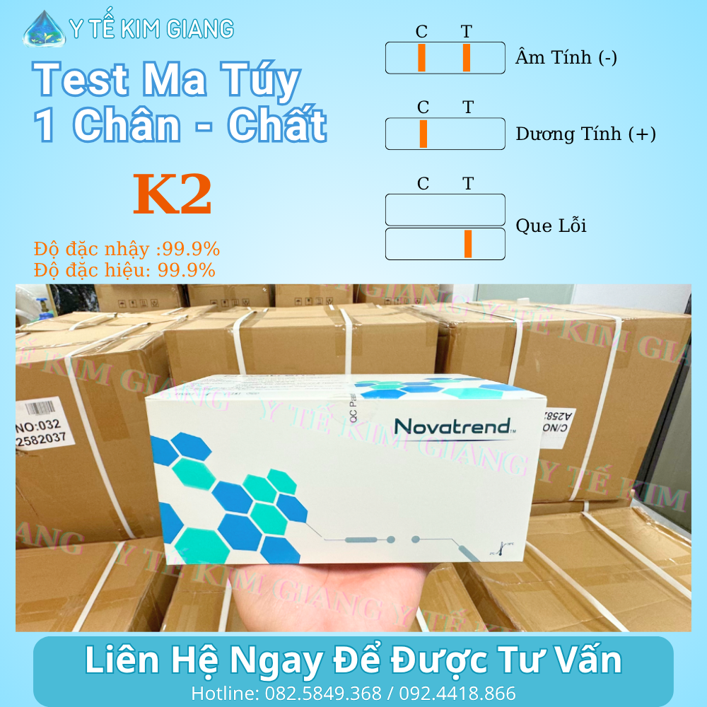Que test ma túy K2 Novatrend – 1 chân, phát hiện Synthetic Cannabinoids (K2/Spice) trong nước tiểu, đọc 5 phút 1 8 3