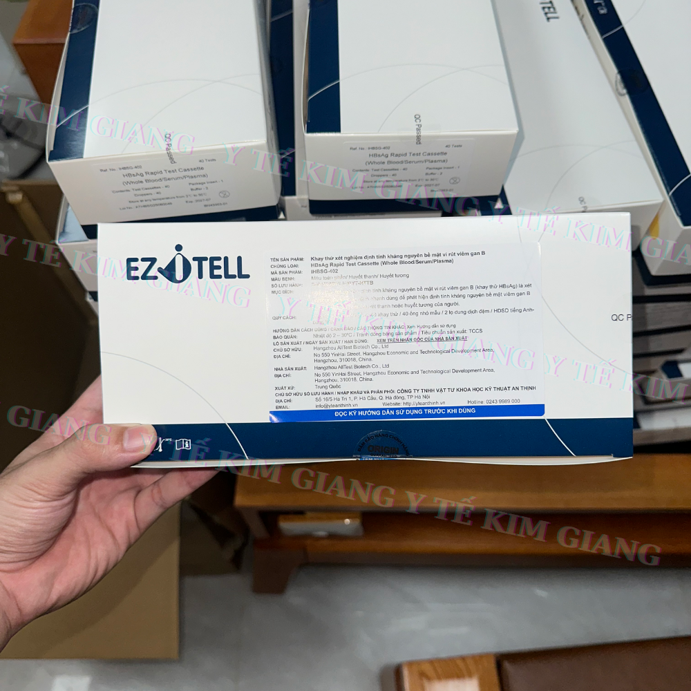 Test viêm gan A EZITELL – HAV IgM/IgG nhanh, mẫu máu đầu ngón/huyết thanh, đọc 10–15 phút 3 9 5