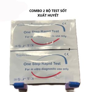 Que test sốt xuất huyết HEALGEN – Dengue NS1/IgM/IgG nhanh, mẫu máu đầu ngón/huyết thanh, đọc 10–15 phút 7 TEST SOT HUYET