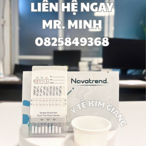 Khay thử xét nghiệm định tính 9 chất gây nghiện trong mẫu nước tiểu Novatrend 2025 - Test Ma Túy 9 Chân An Toàn Tại Nhà 8 3 4