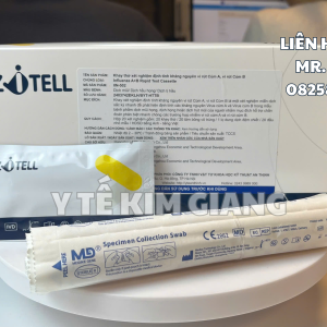TEST EZITELL Influenza A+B Ngừa Dịch Cúm 2025 - KHAY THỬ XÉT NGHIỆM ĐỊNH TÍNH KHÁNG NGUYÊN VIRUS CÚM A+B 9 4 lg