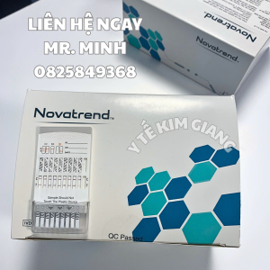 Khay thử xét nghiệm định tính 9 chất gây nghiện trong mẫu nước tiểu Novatrend 2025 - Test Ma Túy 9 Chân An Toàn Tại Nhà 11 5 2