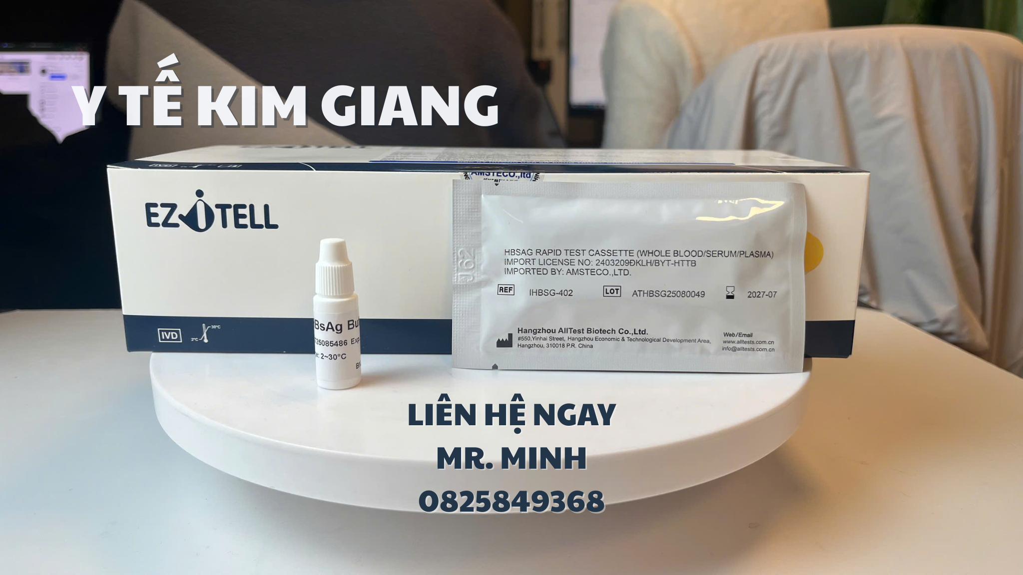 KHAY THỬ XÉT NGHIỆM ĐỊNH TÍNH KHÁNG NGUYÊN BỀ MẶT VIRUS VIÊM GAN B - HBsAg RAPID TEST CASSETTE 14 vgb3