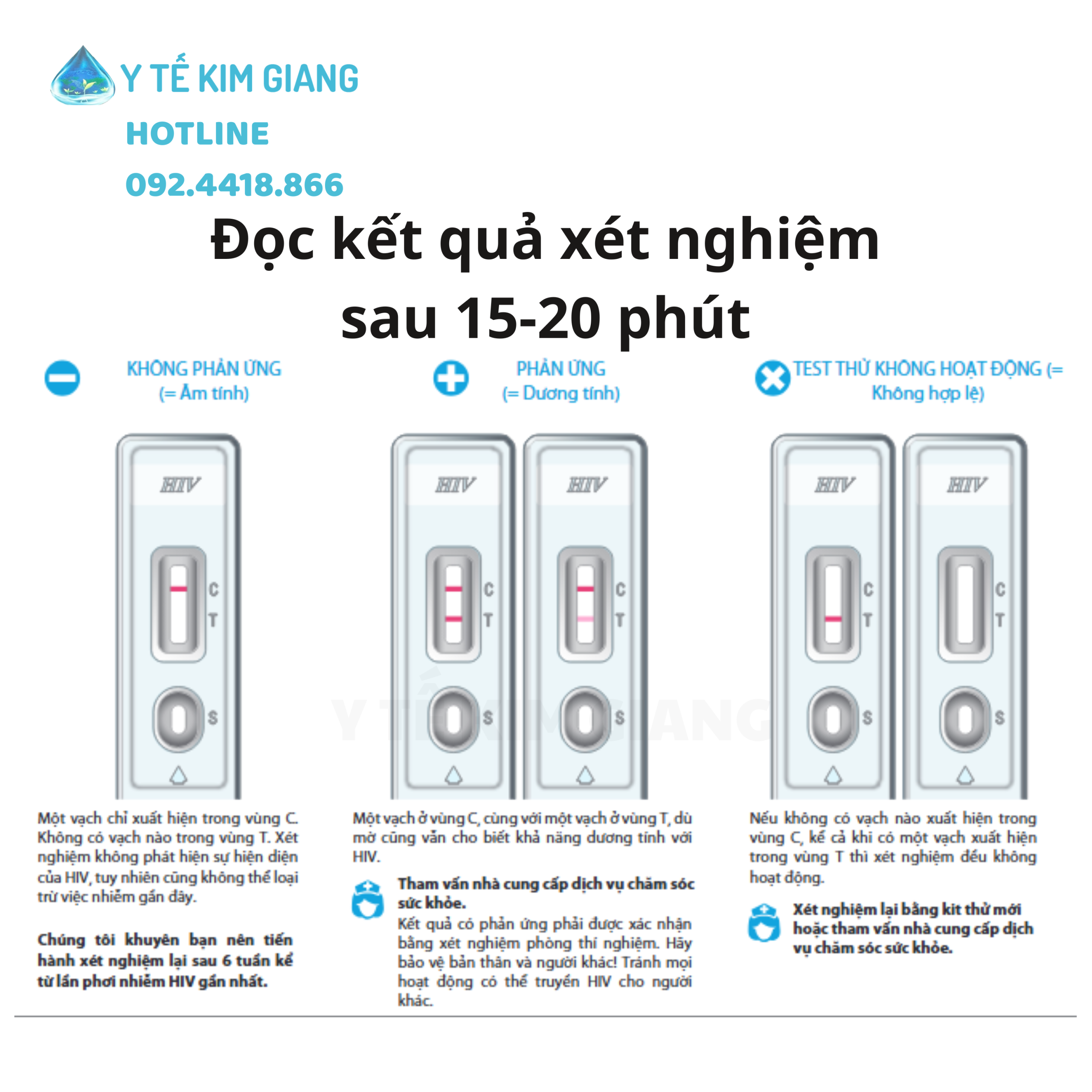 Khay Xét Nghiệm Định Tính Kháng Thể Kháng HIV-1 & HIV-2 - Test Nhanh HIV Abbott Bioline™ HIV 1/2 3.0 HỘP 30 TEST MỚI 9 HIV han 2 scaled