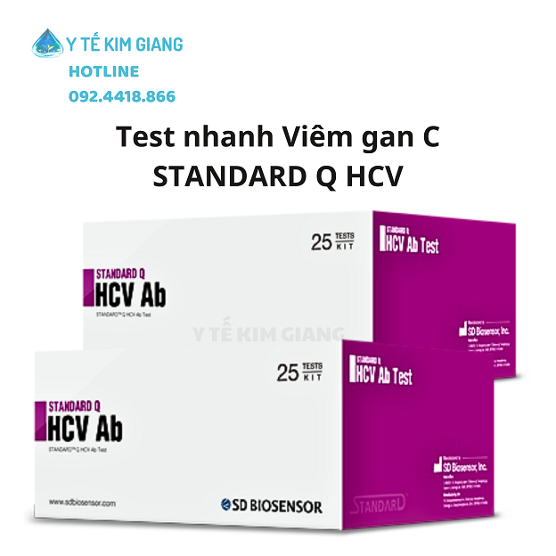 Test viêm gan C tại nhà STANDARD Q HCV Ab SD Biosensor - Khay xét nghiệm định tính CHUẨN WHO 2 ag covid19 1