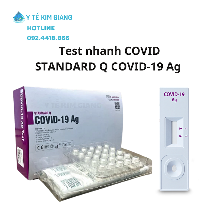 Khay Test Thử COVID Tại Nhà STANDARD Q COVID-19 Ag Home Test - Khay Xét Nghiệm Định Tính COVID Nhanh Chóng 2026 2 ag covid19
