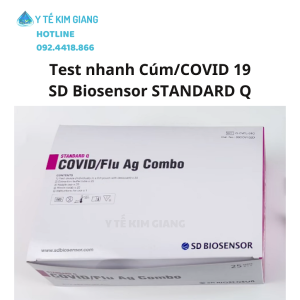 Test kiểm tra cúm SD Biosensor STANDARD Q COVID/Flu Ag Combo - Khay xét nghiệm định tính COVID/Cúm 2026 14 covid19 2