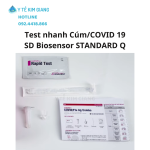 Test kiểm tra cúm SD Biosensor STANDARD Q COVID/Flu Ag Combo - Khay xét nghiệm định tính COVID/Cúm 2026 16 covid19 3