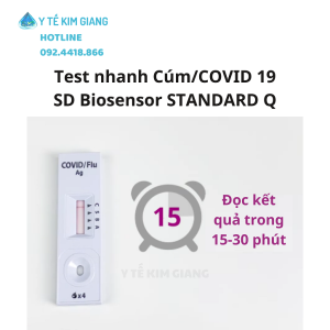 Test kiểm tra cúm SD Biosensor STANDARD Q COVID/Flu Ag Combo - Khay xét nghiệm định tính COVID/Cúm 2026 15 covid19 4