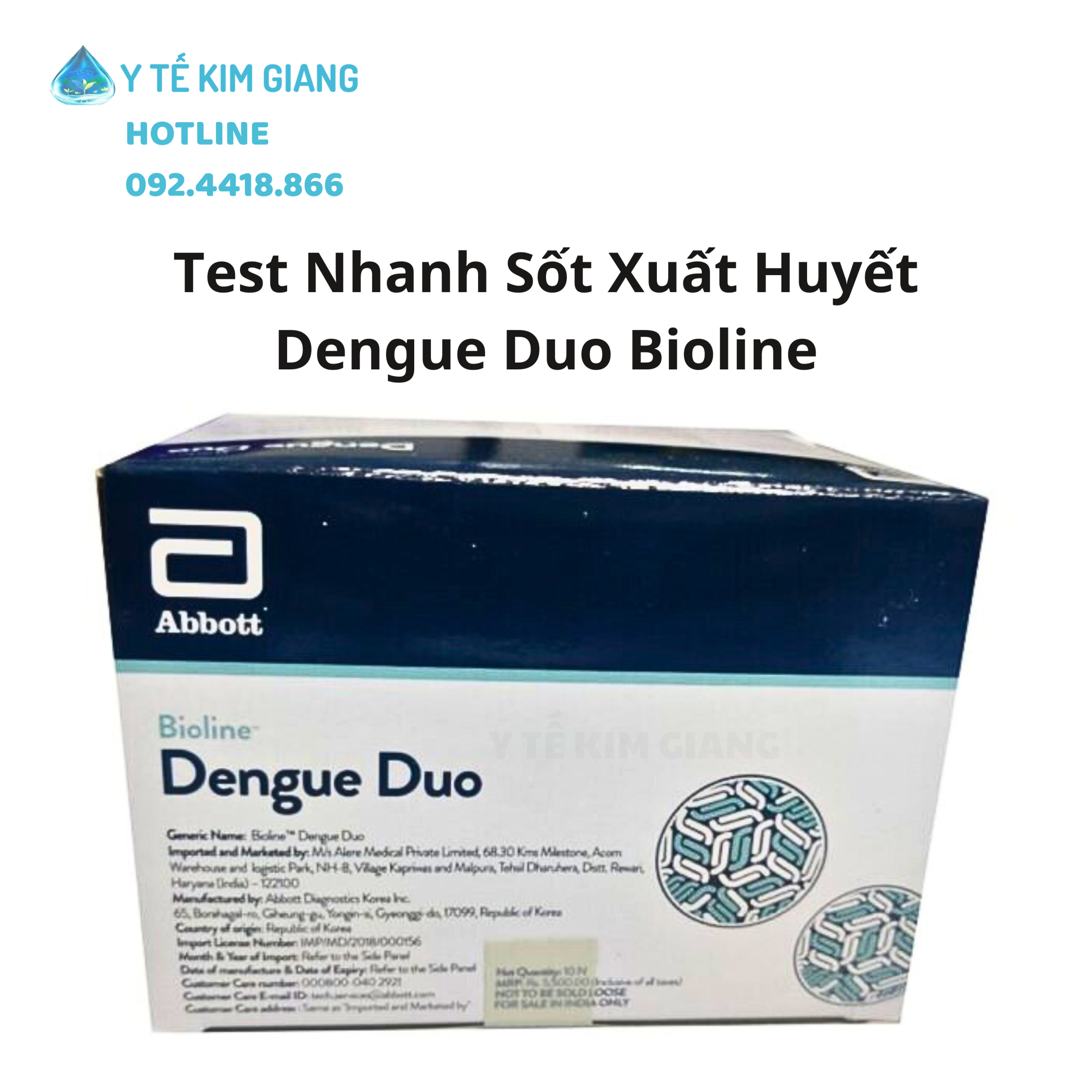 Test sốt xuất huyết 2 trong 1 Bioline™ Dengue Duo - Khay Xét Nghiệm Định Tính Hàn Quốc Chính Hãng Abbott 3 dengue duo 3 scaled