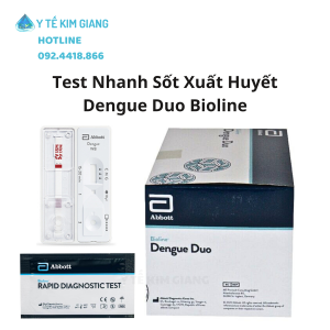 Test sốt xuất huyết 2 trong 1 Bioline™ Dengue Duo - Khay Xét Nghiệm Định Tính Hàn Quốc Chính Hãng Abbott 23 dengue duo 4