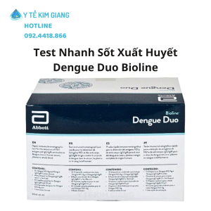 Test sốt xuất huyết 2 trong 1 Bioline™ Dengue Duo - Khay Xét Nghiệm Định Tính Hàn Quốc Chính Hãng Abbott 22 dengue duo 6