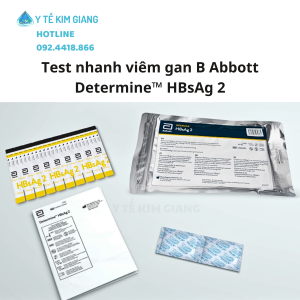 Khay xét nghiệm định tính viêm gan B Abbott - Kiểm tra viêm gan B nhanh & chính xác với test Determine™ HBsAg 2 23 hbsag vgb 3