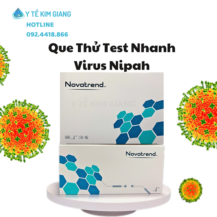 Que Thử Nipah Test Nhanh Virus Nipah Novatrend - Khay Xét Nghiệm Định Tính Thế Hệ Mới 2 novatrend hop