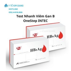 Que Test Viêm Gan B INTEC Chính Hãng - Que thử xét nghiệm định tính kháng nguyên bề mặt virut viên gan B (HBsAg) [Mã ITP01003-DS50]