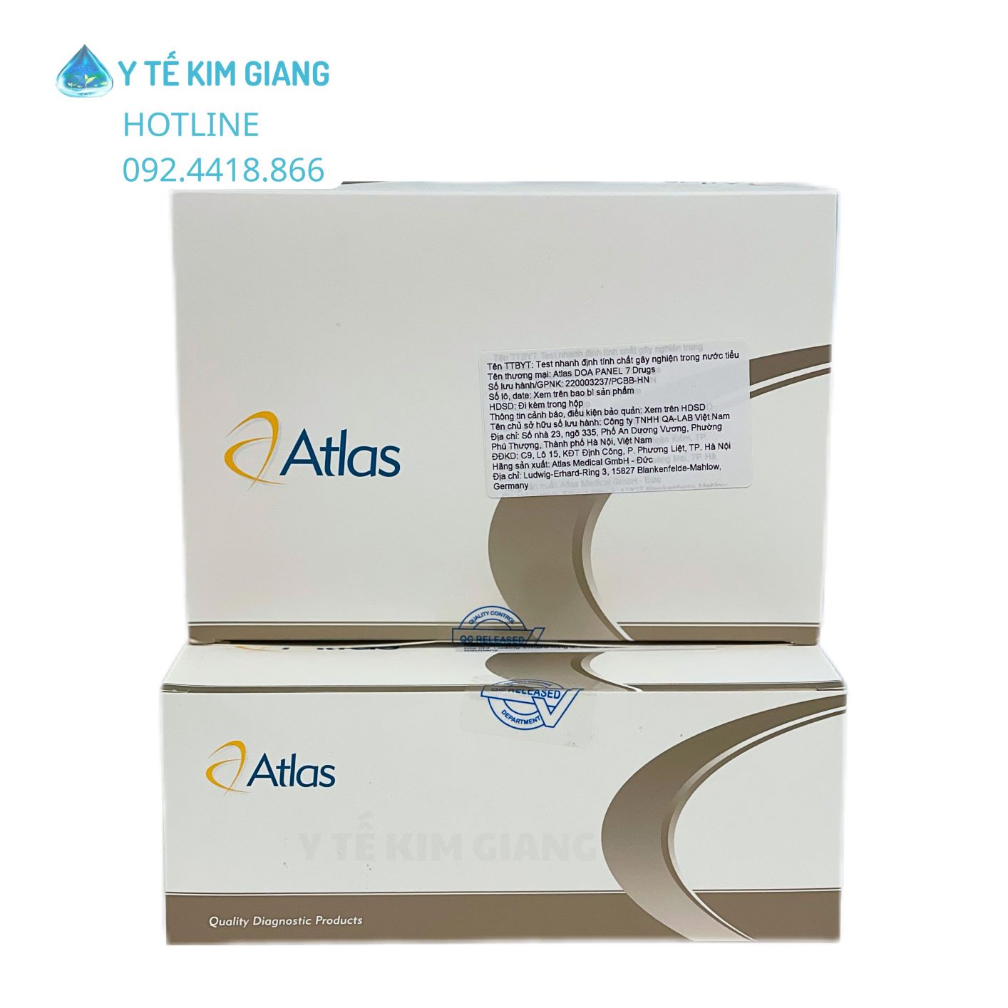 Que thử ma túy Đức 7 chân ATLAS – Test nhanh 7 chất gây nghiện phổ biến 7 test ma túy 7 chân ATLAS