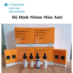 Bộ Định Nhóm Máu Anti A/Anti B/Anti AB/Anti D Ai Cập Chính Hãng – Độ Chính Xác Cao