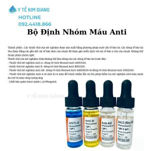 Bộ Định Nhóm Máu Anti A/Anti B/Anti AB/Anti D Ai Cập Chính Hãng – Độ Chính Xác Cao 7 bo dinh nhom mau 4