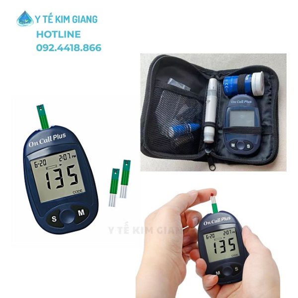 Que thử đường huyết On Call Plus – Đo nhanh chính xác, tiện theo dõi đường huyết tại nhà 12 may on call plus 3