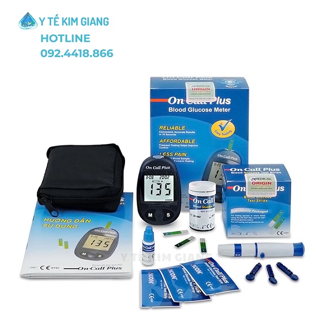 Máy đo đường huyết On Call Plus chính xác, dễ dùng cho người tiểu đường 3 may on call plus
