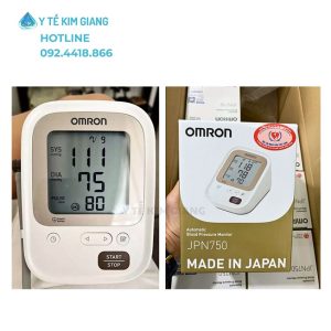 Máy Đo Huyết Áp Omron JPN-750 Nhật Bản Chính Hãng Bảo Hành 5 Năm, Đo Chuẩn Xác Tại Nhà 17 omron jpn750 3