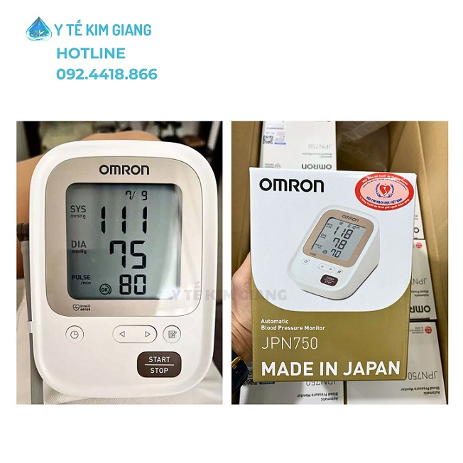 Máy Đo Huyết Áp Omron JPN-750 Nhật Bản Chính Hãng Bảo Hành 5 Năm, Đo Chuẩn Xác Tại Nhà 3 omron jpn750 3