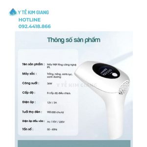 Máy Triệt Lông Tại Nhà Hàn Quốc Intense Pulsed Light – Triệt Nhanh Hiệu Quả, Tiết Kiệm Chi Phí 13 may triet long PL