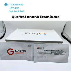 Kit Test Etomidate Kiểm Tra Thuốc Lá Điện Tử Chuẩn IVD, Trả Kết Quả Nhanh Chỉ Sau 5 Phút 6 test eto gbox 2
