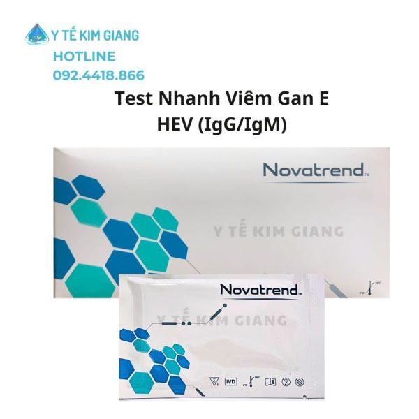 Xét Nghiệm Viêm Gan E Bằng Test Kiểm Tra Viêm Gan E Novatrend Nhanh Chỉ 15 Phút 2 1novatrend hev igg igm