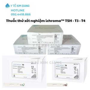Thuốc Thử Xét Nghiệm ichroma™ TSH, T3, T4 – Bộ Định Lượng Chính Xác Cho Chẩn Đoán Tuyến Giáp
