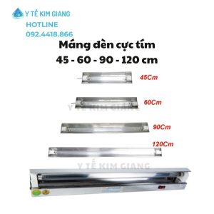 Đèn UV Khử Khuẩn Không Khí (Máng Đèn + Bóng Đèn) 45cm, 60cm, 90cm, 120cm An Toàn Và Hiệu Quả 8 1mang den cuc tim 2