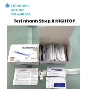 Bộ Test Xét Nghiệm Strep A HIGHTOP – Xét Nghiệm Định Tính Kháng Nguyên Strep A Nhanh Chóng Trong 10 Phút