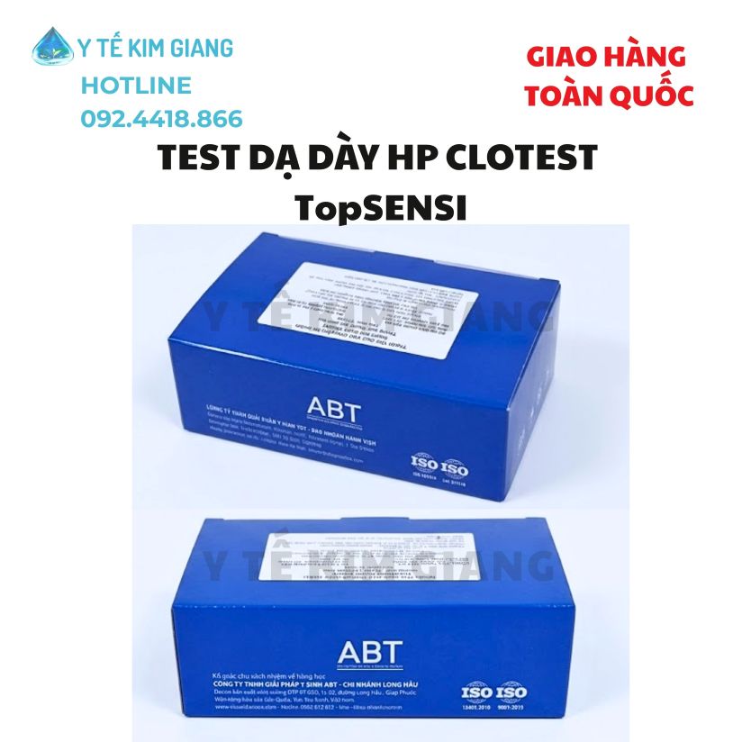 Test dạ dày TopSENSI HP Clotest – Thuốc thử phát hiện Helicobacter pylori 1 HP topsensi 2