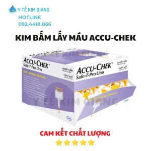 Kim chích lấy máu vô trùng Accu-Chek Safe-T-Pro Uno – 200 cái/hộp HÀNG CHÍNH HÃNG 4 accuchek 4