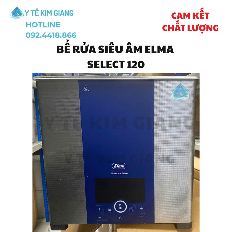 Bể tẩy rửa siêu âm Elma MODEL Select 120 ĐỨC – Dung Tích 12.9L! Hiệu Quả Làm Sạch Sâu! 2 be rua sieu am elma kg 2