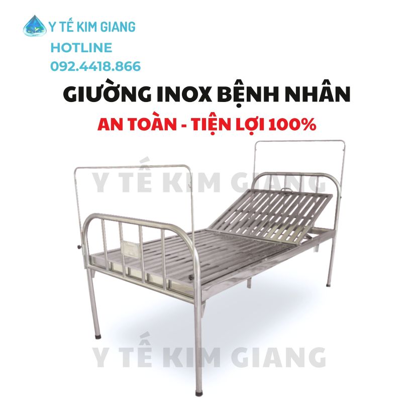 Giường Inox Bệnh Nhân GIAO HÀNG TOÀN QUỐC TIỆN LỢI - AN TOÀN 100% 2 giuong inox 2