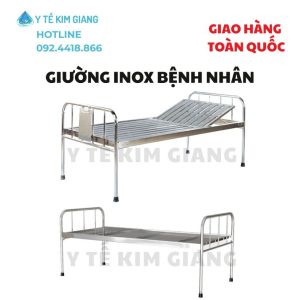 Giường Inox Bệnh Nhân GIAO HÀNG TOÀN QUỐC TIỆN LỢI - AN TOÀN 100%
