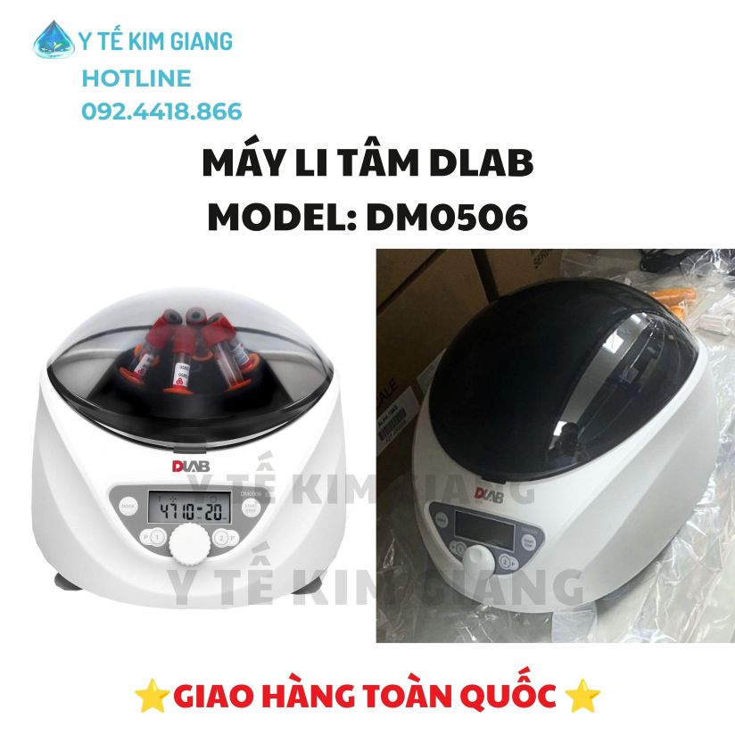 Máy ly tâm xét nghiệm DLAB DM0506 – Gọn nhẹ, dễ dùng, đa ứng dụng 2 may li tam dlab 2