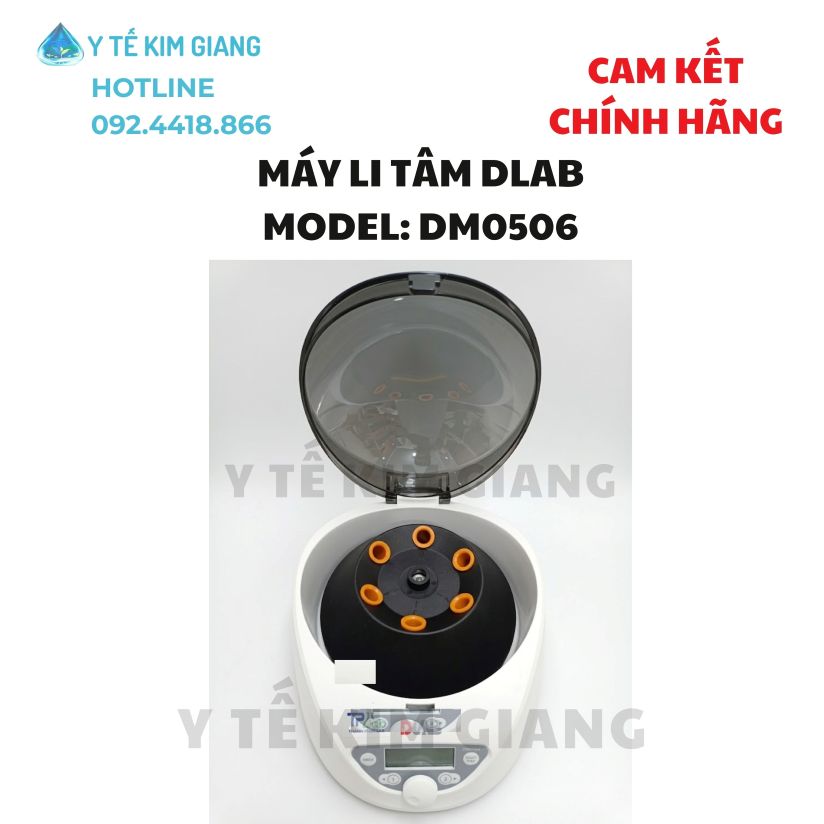 Máy ly tâm xét nghiệm DLAB DM0506 – Gọn nhẹ, dễ dùng, đa ứng dụng 1 may li tam dlab